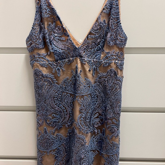 Free People Night Shimmer sequined dress -size 4 - Picture 6 of 6